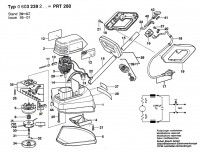 Bosch 0 603 239 203 Prt 280 Lawn Edge Trimmer 220 V / Eu Spare Parts